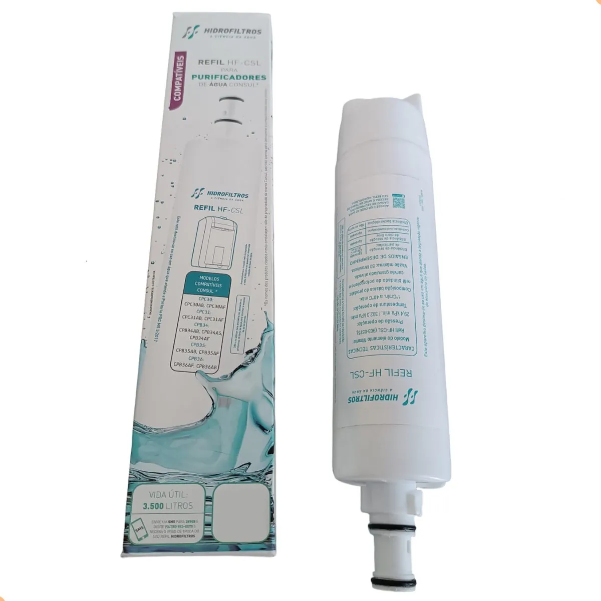 Refil Purificador Agua Para Consul Cpc30 Cpc31 Cpb34 Cpb35