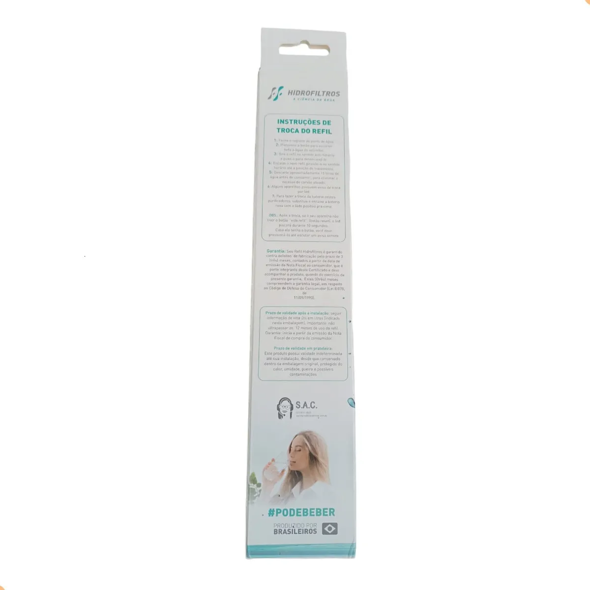 Refil Purificador Agua Para Consul Cpc30 Cpc31 Cpb34 Cpb35
