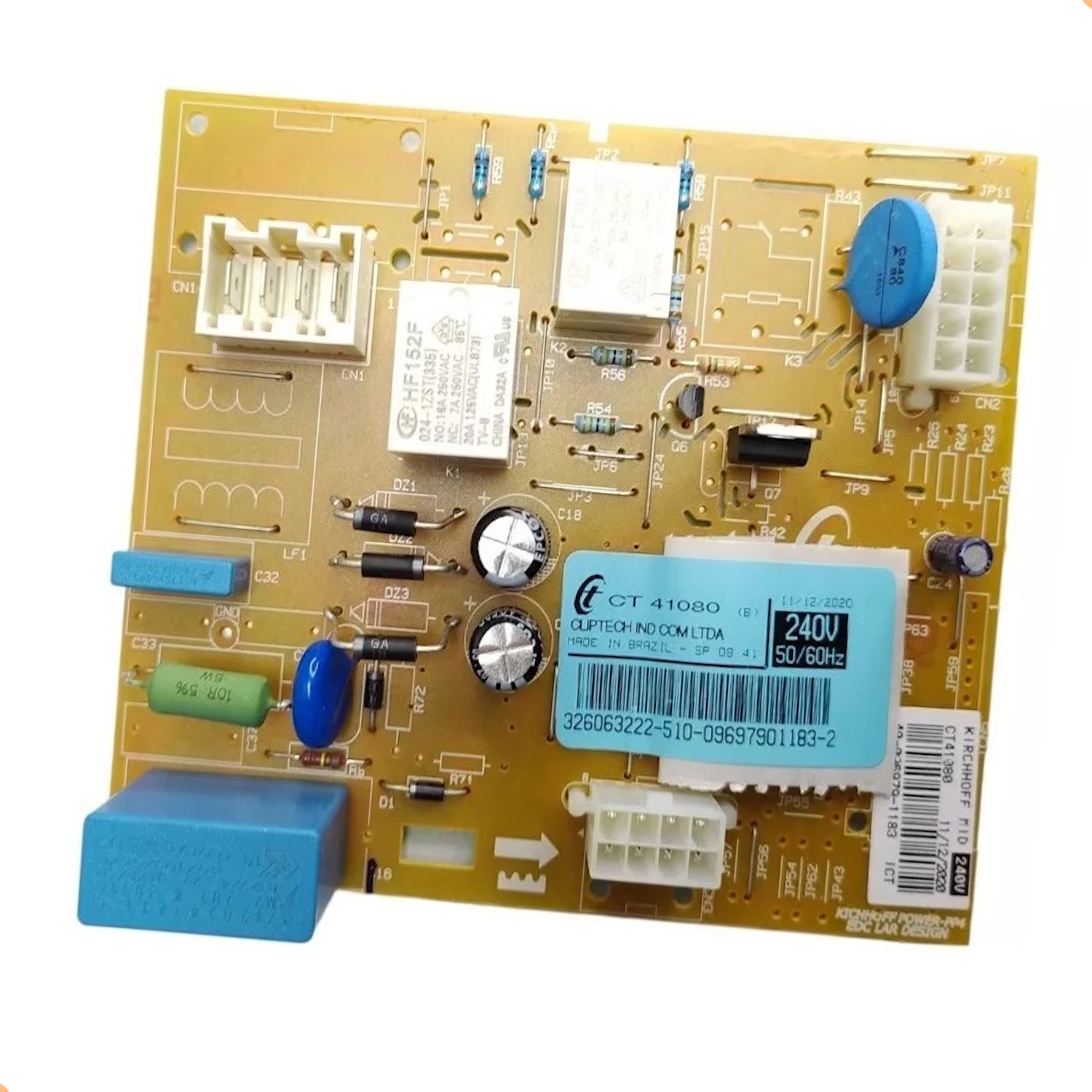 Placa Potência Refrigerador Brm40/49 Brastemp 326063222 220v