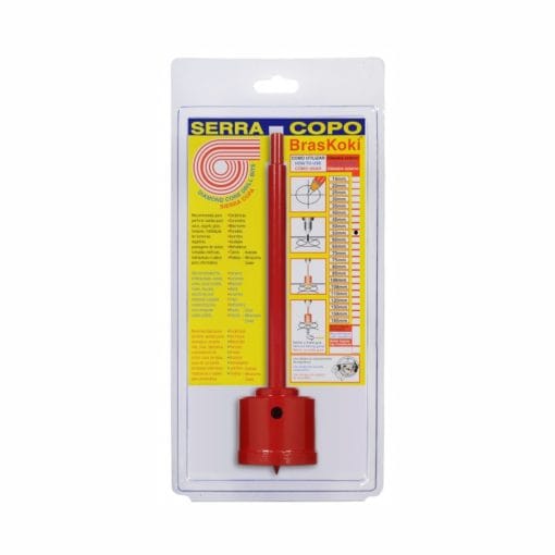 Serra-Copo Diamantada 53mm Braskoki Engate Rapido