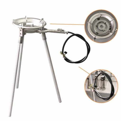 Fogareiro De Aluminio Com Pe Especial 80cm