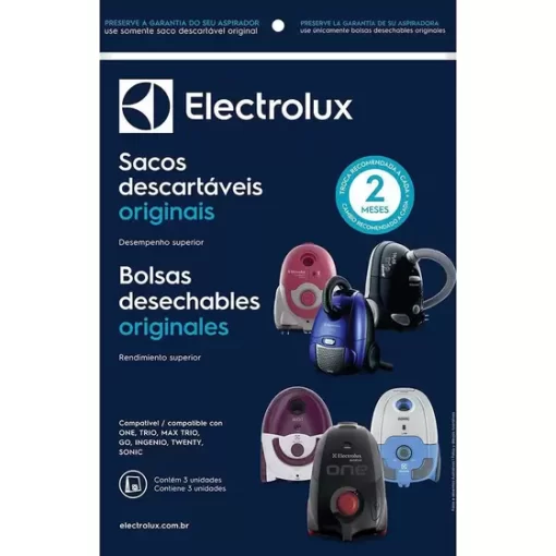Saco Descartavel Electrolux Original One Pv Dt30bgbr001p