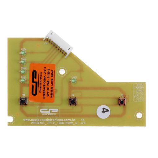Placa Interface Bivolt Compatível Lavadora Lte12 - Cp 1118