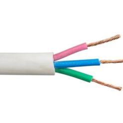 Cabo PP 3 X 1,5mm Branco 1m
