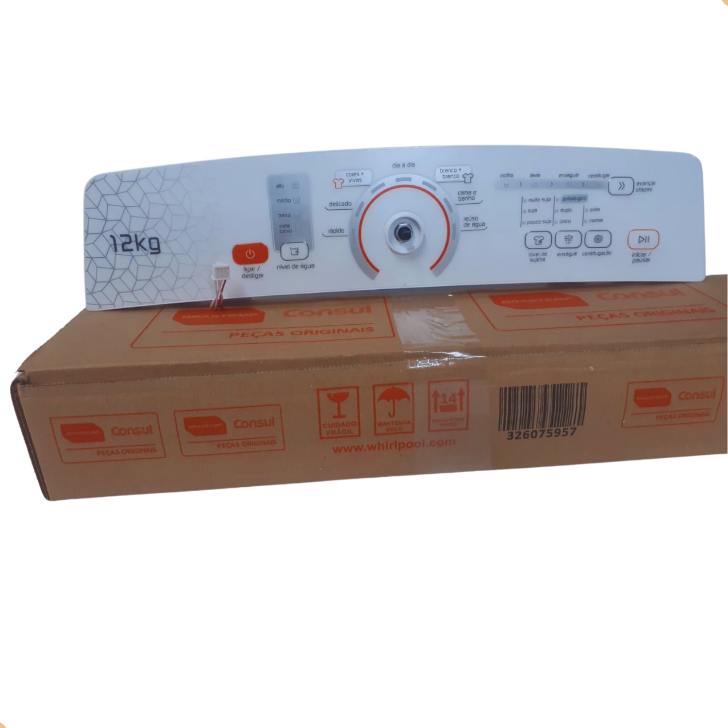 Placa Interface Console Lavadora Brastemp W10772235 Original