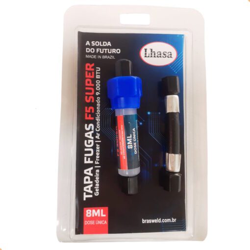 Tapa Fugas F5 Ar Cond Dose Unica C/ Mangueira Adaptadora 8ml