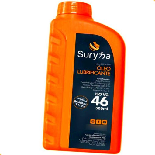 Óleo Bomba de Vácuo 500ml 80156.001 Suryha