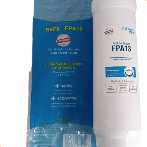 Refil FPA13 Filtro Vela compatível Electrolux PE10B PE10X Planeta Água