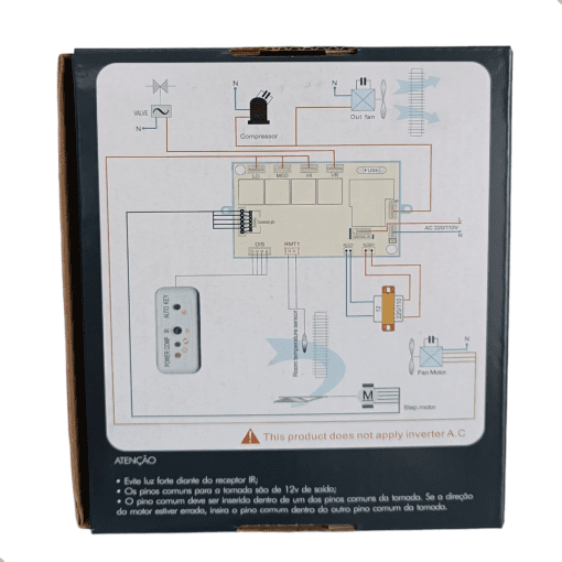 Placa Universal Split Sem Display Numérico Suryha 80150.189
