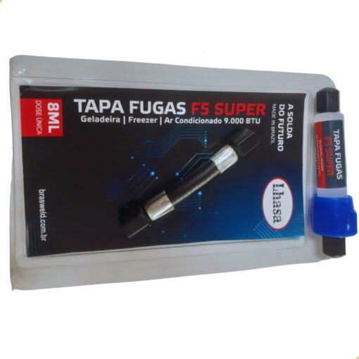 Tapa Fugas F5 Ar Cond Dose Unica C/ Mangueira Adaptadora 8ml