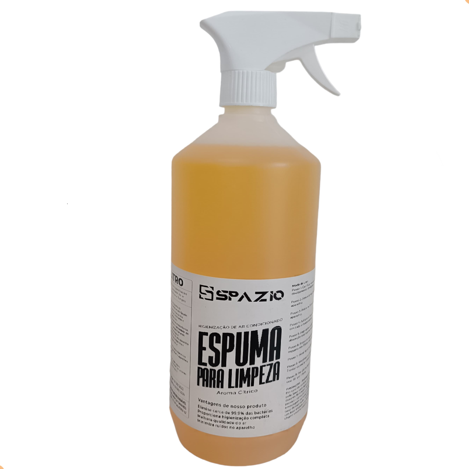 Espuma Para Limpeza De Ar Condicionado 1 Litro Spazio