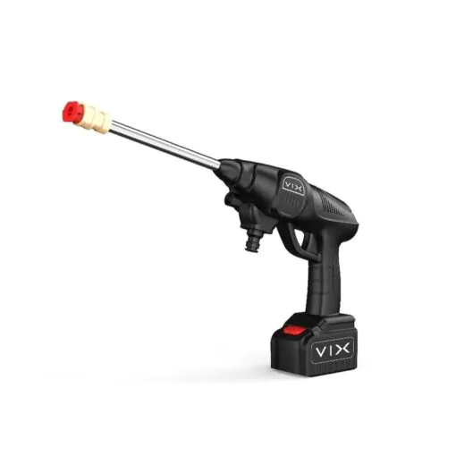 Pistola Lavadora Alta Pressão Vix Portátil c/ 2 Baterias 12V