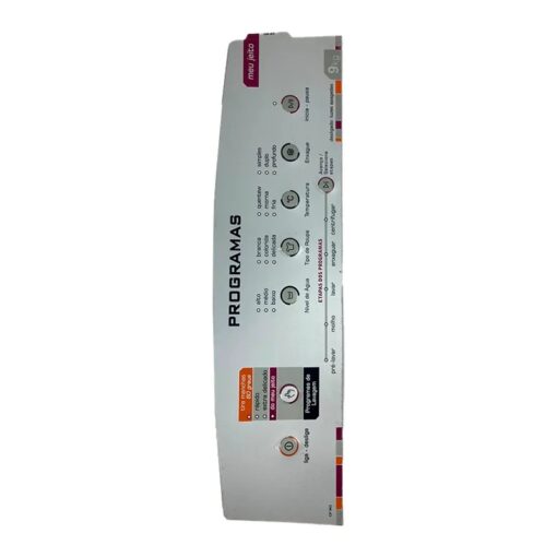 Adesivo Painel Decorativo Compatível Lavadora Brastemp Bwt09b P0963