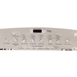 Adesivo Painel Lavadora Brastemp Bwx09b Ative 9kg Inox Cp