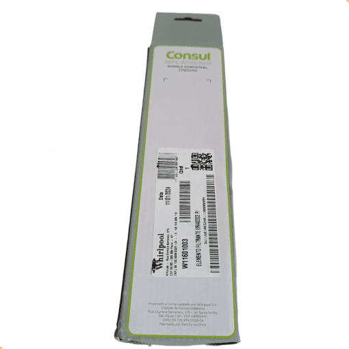 Filtro Refil Água Purificador Consul Cpb33an Cix10 W11601003