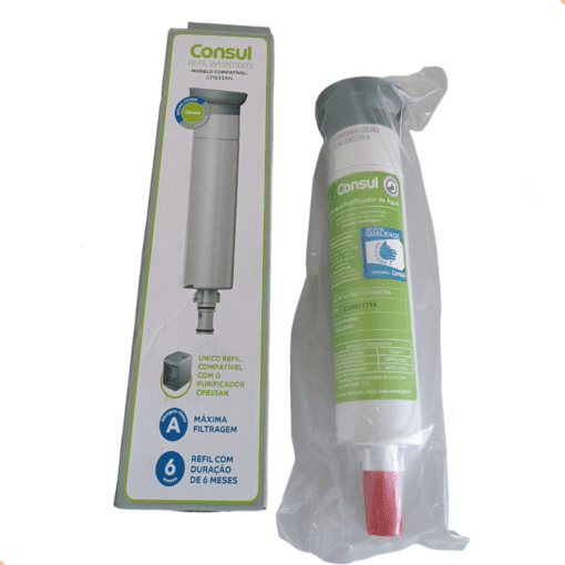 Filtro Refil Água Purificador Consul Cpb33an Cix10 W11601003