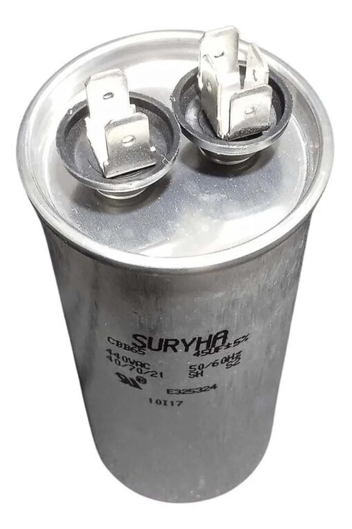 Capacitor 45uf 440v Permanente Suryha 80151.103
