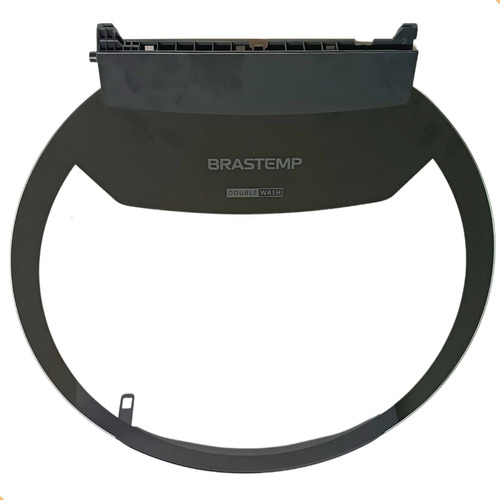 Tampa D Vidro Brastemp 15kg Modelo Bwd15a9 Double Wash Preta