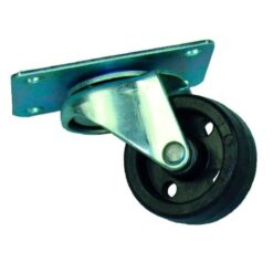 Rodízio Nylon com Placa Simples Até 45Kg