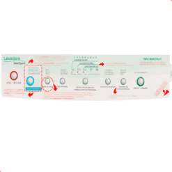 Alternative view of Adesivo para Lavadora Brastemp Bwt22 Bwq22d Tira Mancha 5kg