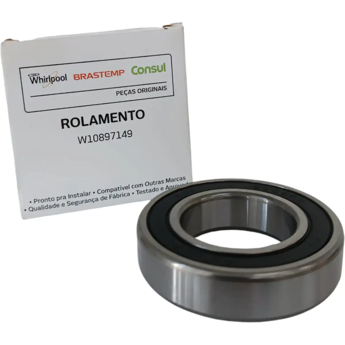 Rolamento da Caixinha Lavadora Brastemp Consul 6006 2rs W10897149 Original