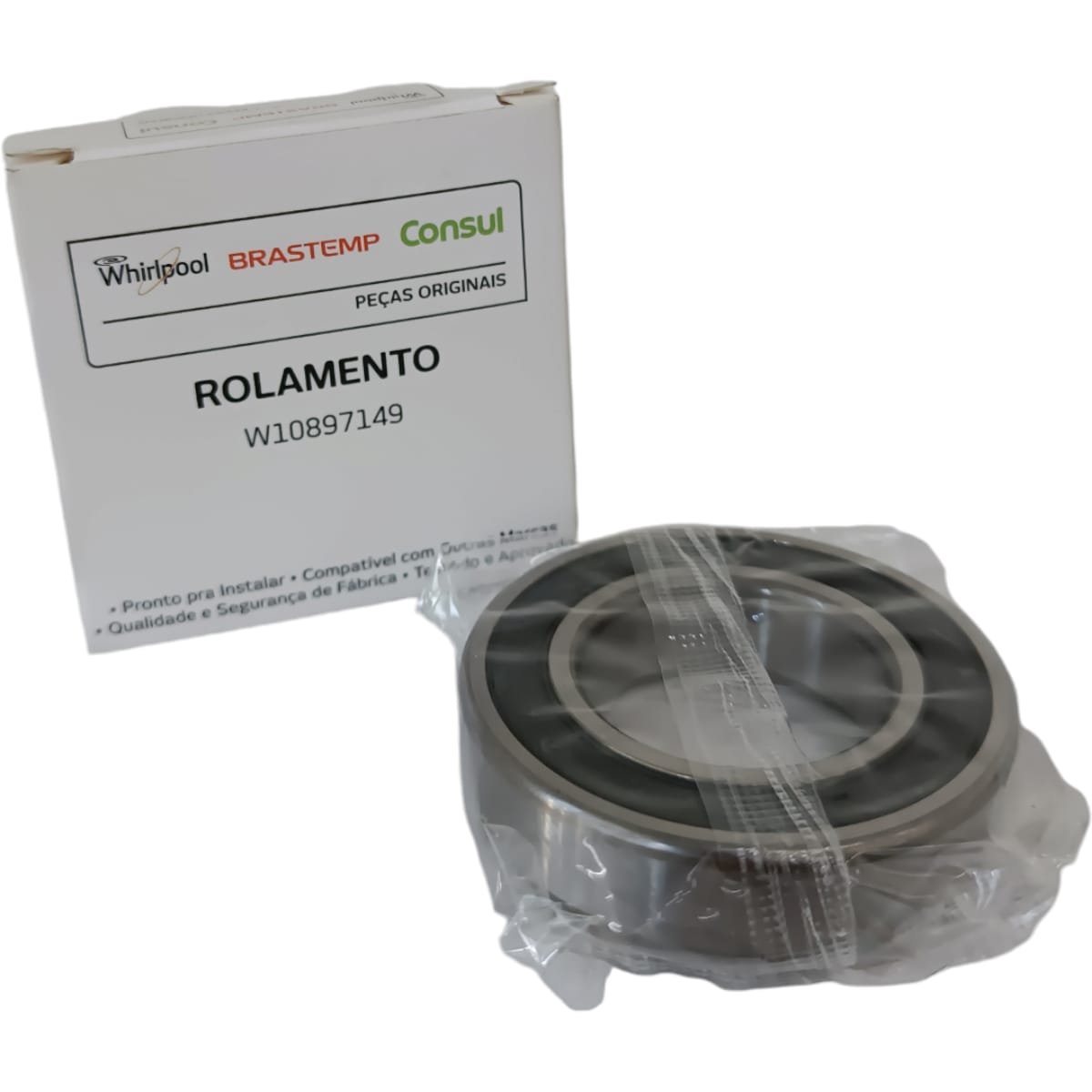 Rolamento da Caixinha Lavadora Brastemp Consul 6006 2rs W10897149 Original