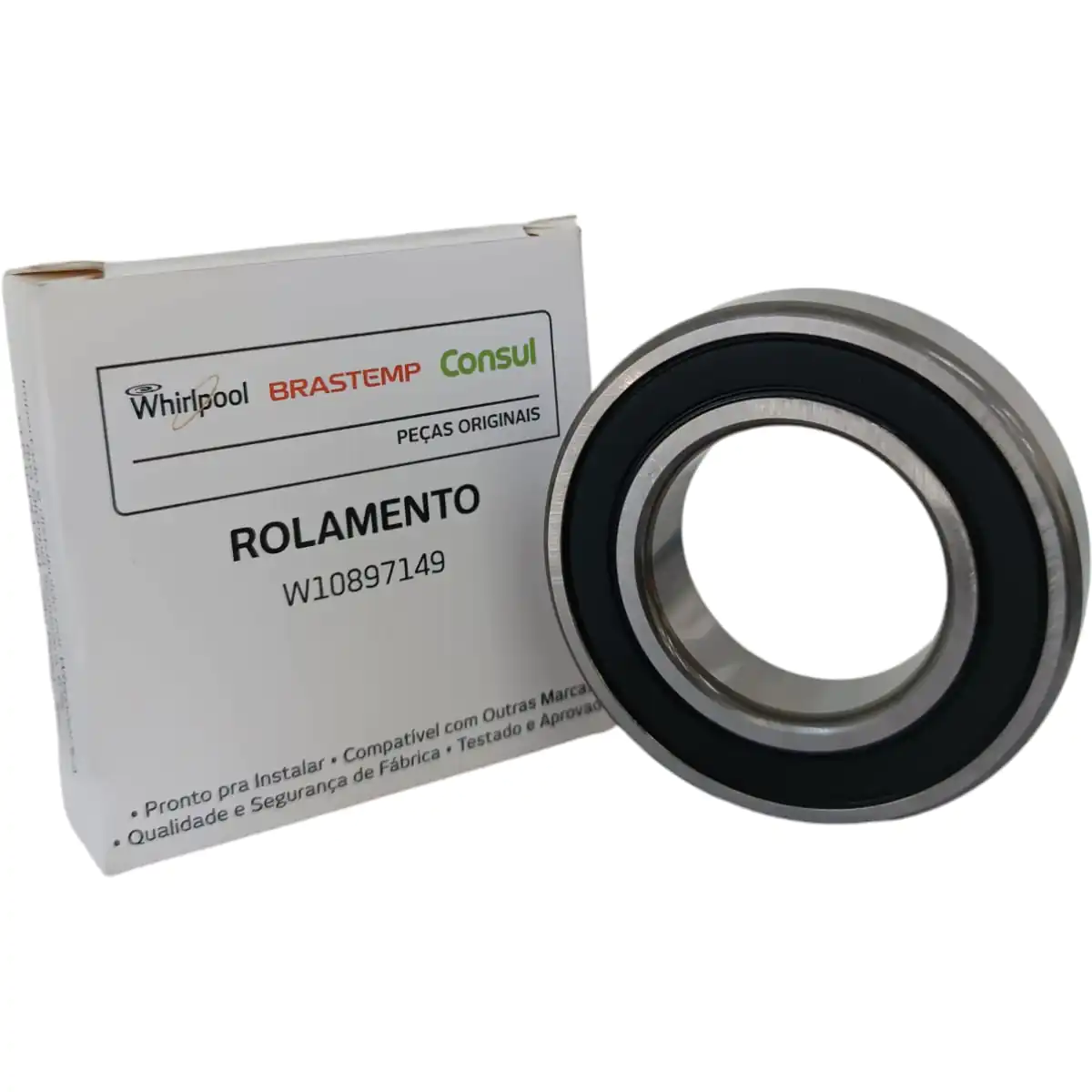 Rolamento da Caixinha Lavadora Brastemp Consul 6006 2rs W10897149 Original