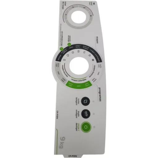 Painel decorativo para lavadora CWE 9kg W10740215 CP1315