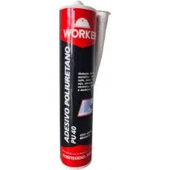 Adesivo Poliuretano Pu40 Branco 360g Worker