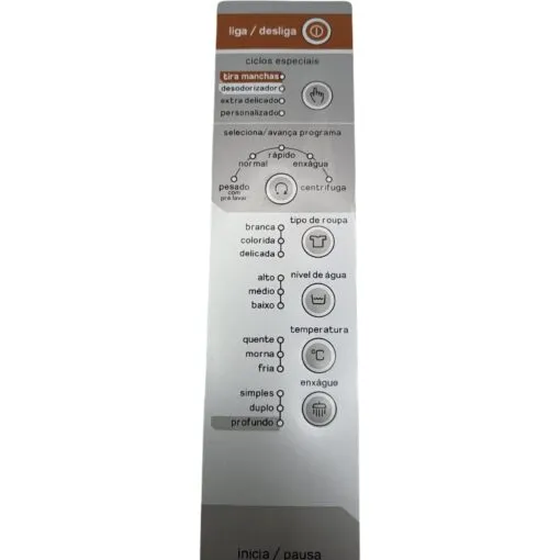 Painel Decorativo Brastemp 9kg Tira Manchas Velasq