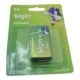 Bateria 9v Alcalina Elgin 9 Volts 1 Cartela