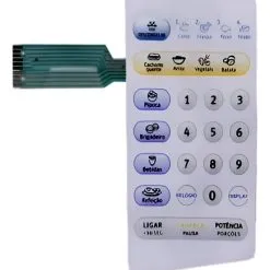 Membrana Painel Controle ME18S Flat Esquerda 69580898