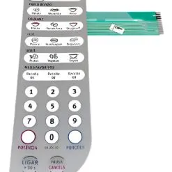 Membrana Painel Teclado Microondas Mef41 Electrolux 69580894