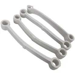 Alternative view of Kit 4 Borracha Branco para Lavadora Brastemp Consul