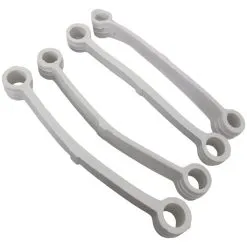 Kit 4 Borracha Branco para Lavadora Brastemp Consul