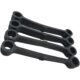 Kit 4 Borracha Preto da Lavadora Brastemp Consul Original