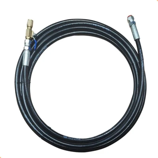 Mangueira para Nitrogênio 8M 14" SAE com Registro Bola 1/4" 80150.186
