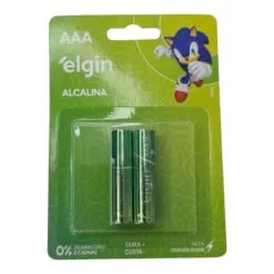 Pilha alcalina palito AAA com 2 unidades - Elgin