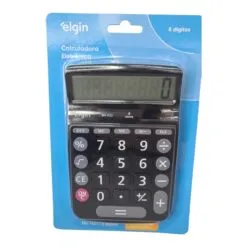 Calculadora de Mesa Visor 8 Dígitos Preta MV-4133 Elgin