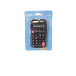 Calculadora de Bolso Preta 8 Digitos Solar CB1485 Elgin