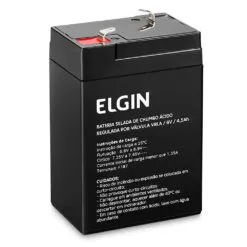Bateria selada de chumbo 6V 4,5Ah Elgin