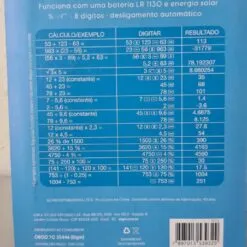 Calculadora de Mesa Visor 8 Dígitos Preta MV-4133 Elgin