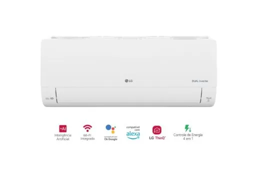 Ar Condicionado LG Split 9000 Btus Dual Inverter Voice Frio Conexão Wi-Fi + IA 220V