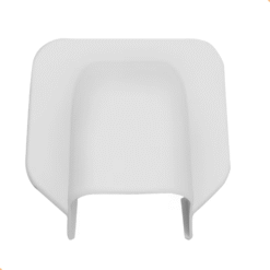 Acabamento Parede Canaleta Split Branco Furo Perfiltec CB60T