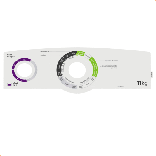 Painel decorativo compatível com a lavadora 220v CWH12ABANA