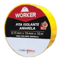 Fita Isolante 19MMX10M AMARELA