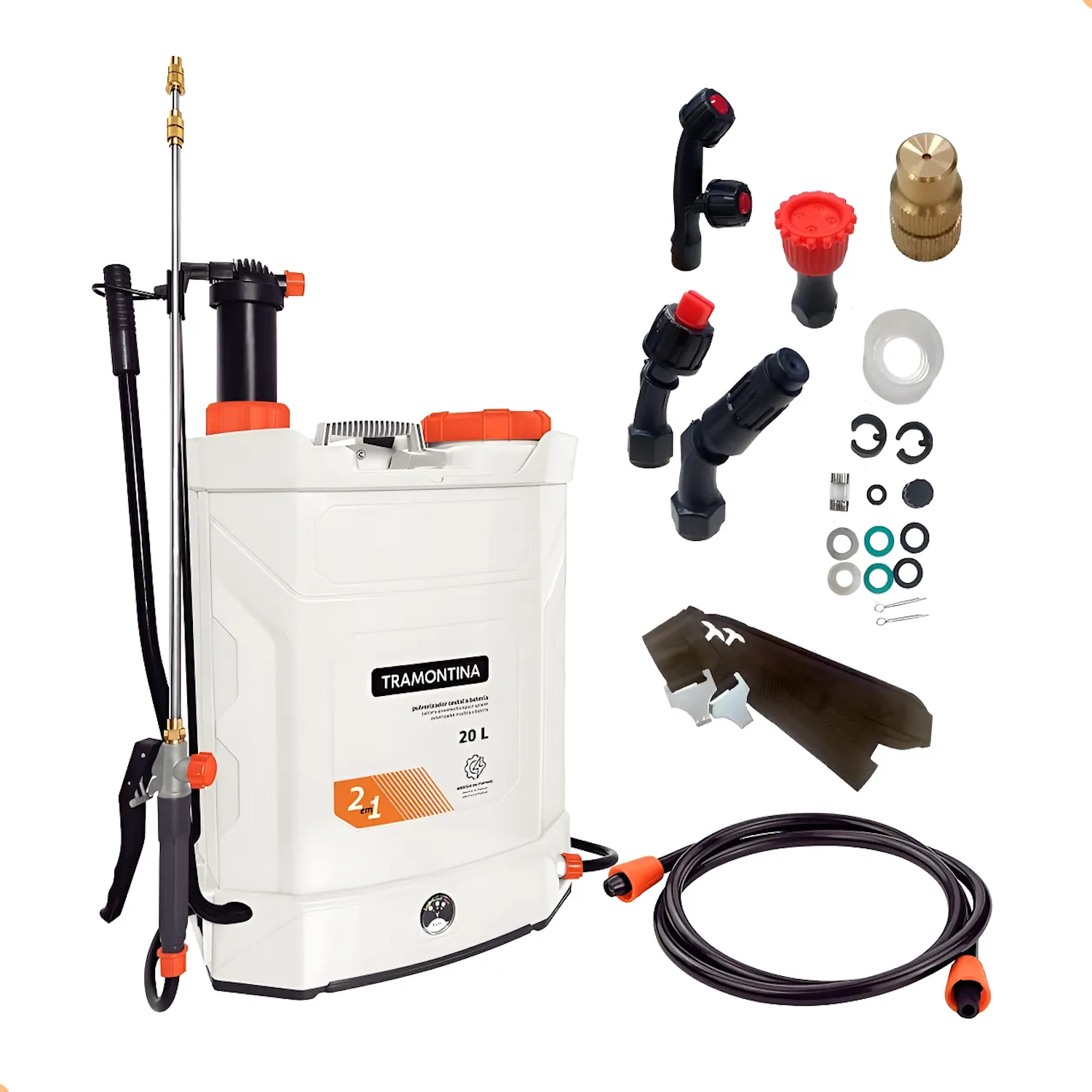 Pulverizador Costal A Baterial 20 Litros Tramontina