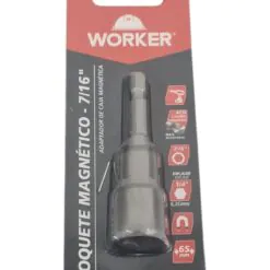 Soquete Magnetico 1/4"X7/16" - 65MM