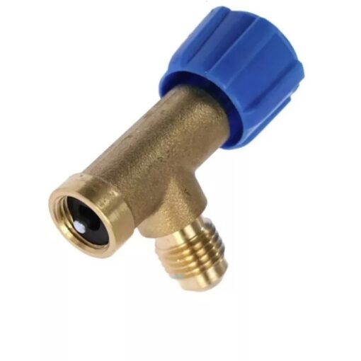 Válvula Perfuradora Acionadora Gás Lata Mp39/r134a/r22/r404a/r600a R 1/4 Registro Azul