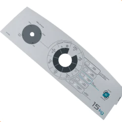 Painel Decorativo CP Compatível com maquina Electrolux LCA de 15KG -5 LEDS